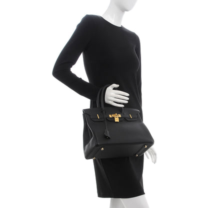 Hermes Togo Birkin 30 Black 2 of 35