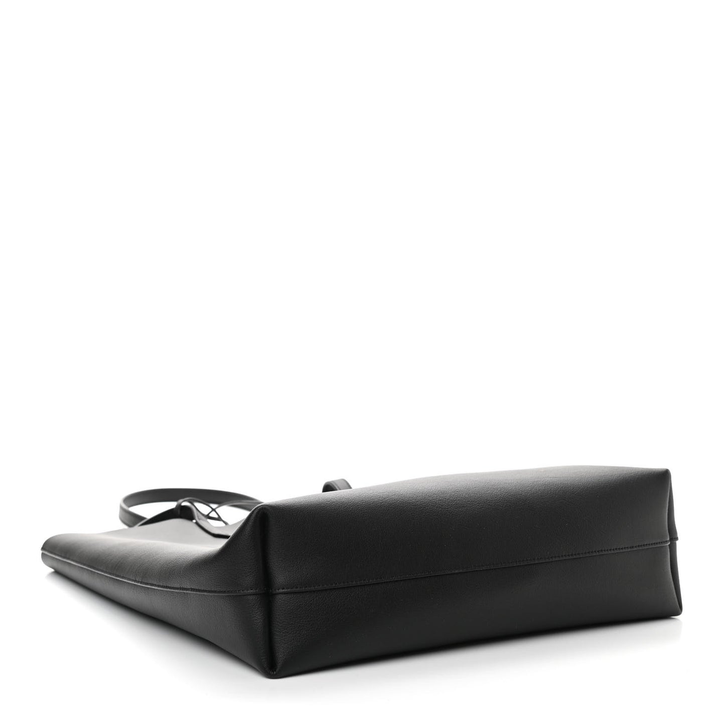 Calfskin North-South Shopping Tote Black