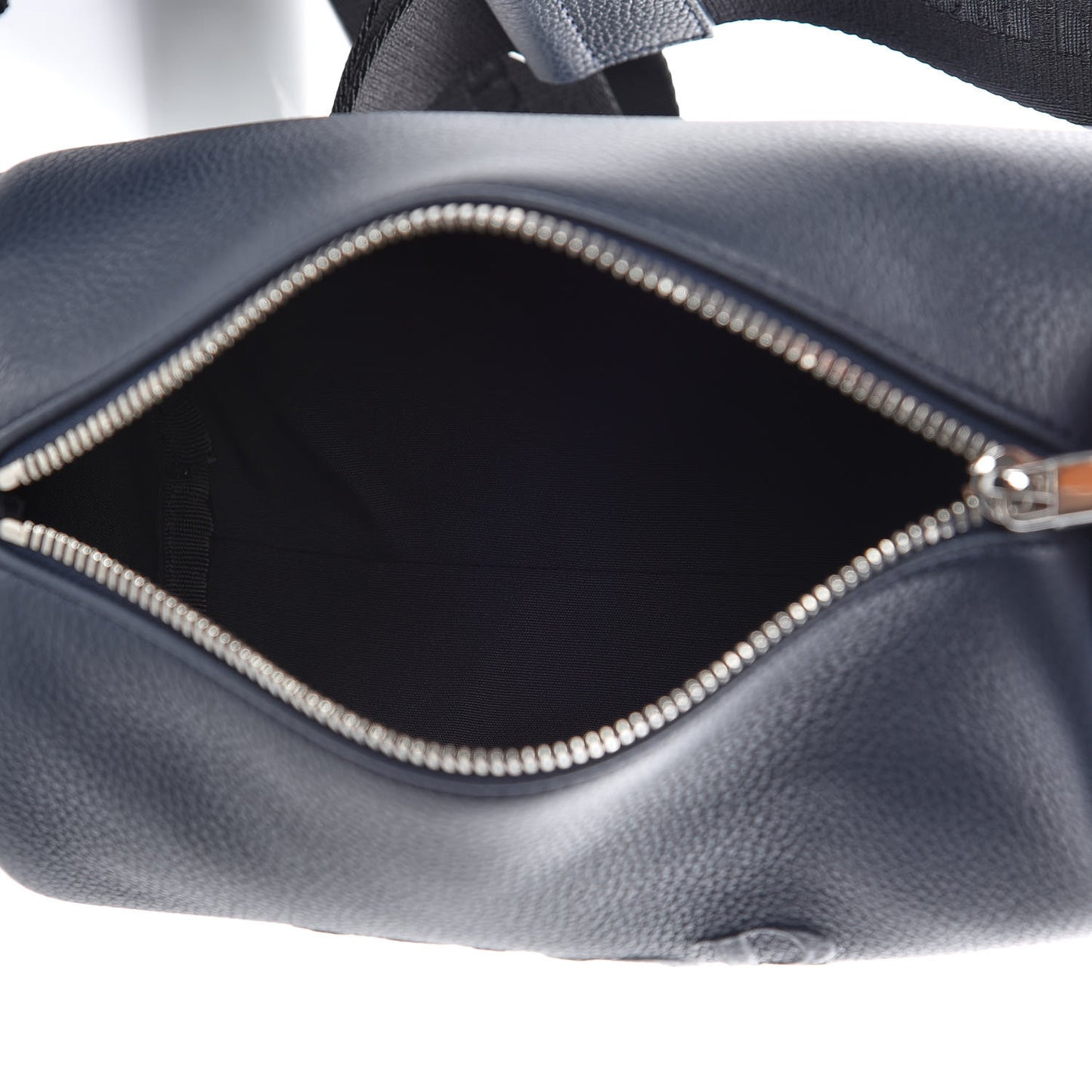 HOMME Grained Calfskin Mens Roller Messenger Blue