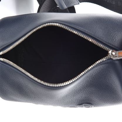 Christian Dior HOMME Grained Calfskin Mens Roller Messenger Blue 5 of 8