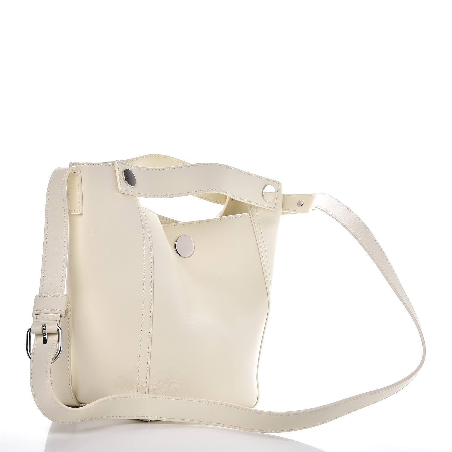 3.1 Phillip Lim 3.1 Calfskin Small Dolly Crossbody Bag White 3 of 8
