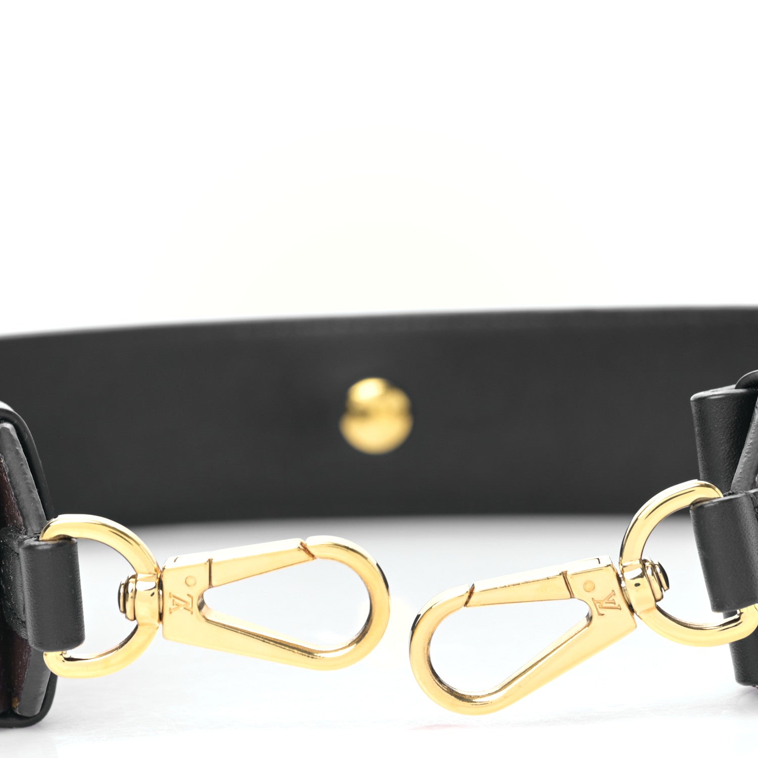 Louis Vuitton Monogram Adjustable Bandouliere Shoulder Strap Black 3 of 4