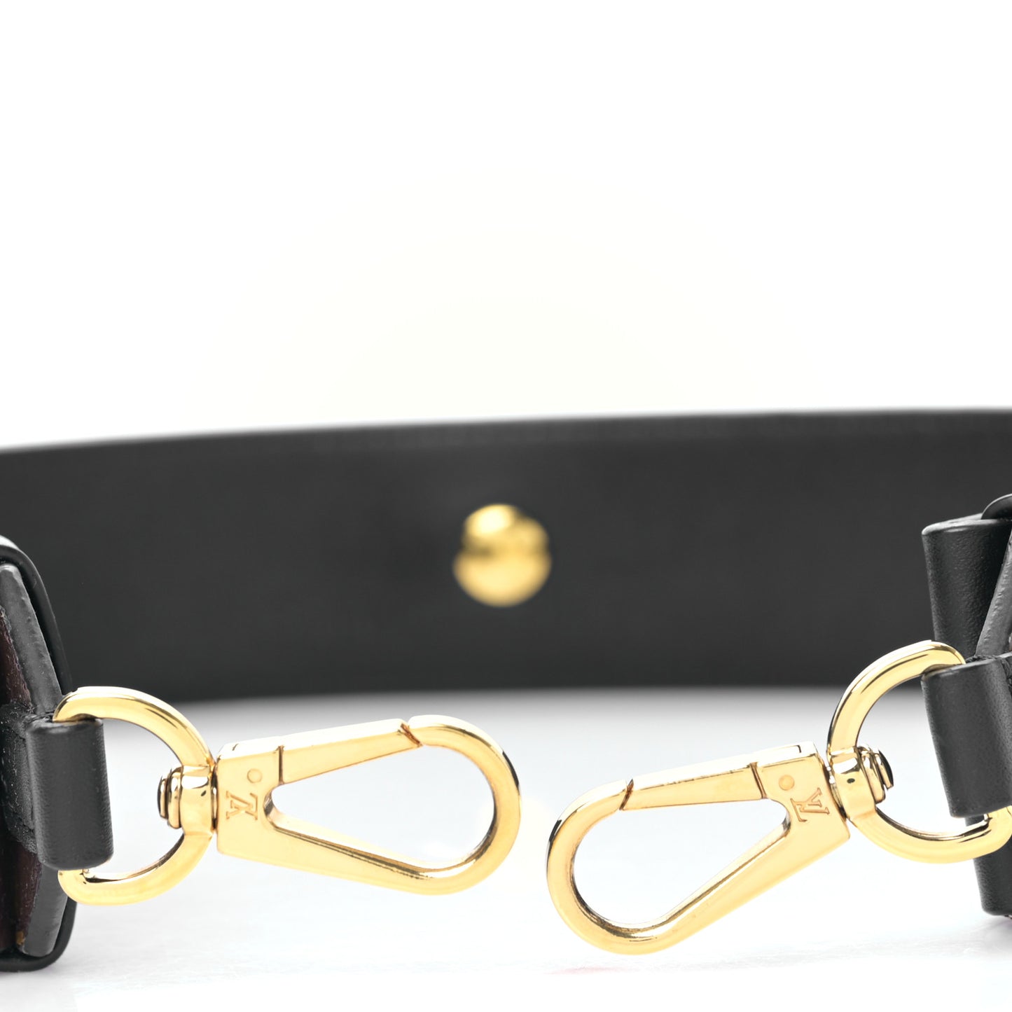 Monogram Adjustable Bandouliere Shoulder Strap Black