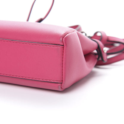 Fendi Nappa Micro Peekaboo Iconic Satchel Magenta 10 of 12