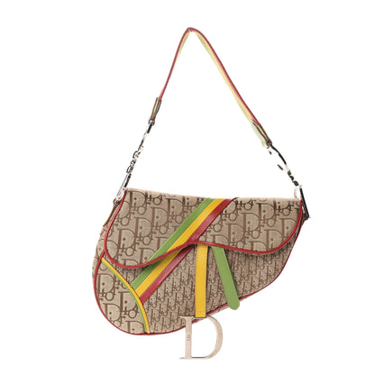 Christian Dior Monogram Rasta Saddle Bag Beige 1 of 10