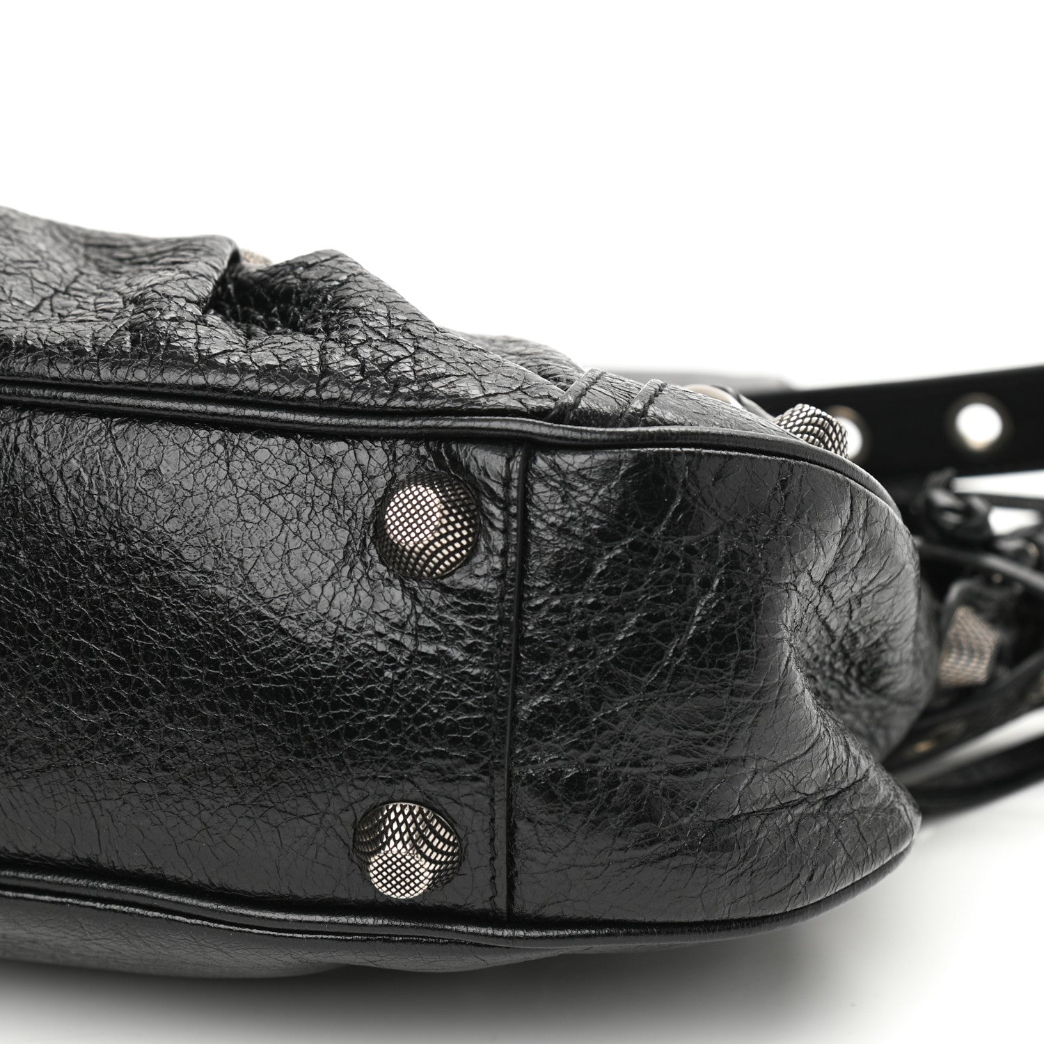 Balenciaga Agneau Arena Small Le Cagole Shoulder Bag Black 8 of 9