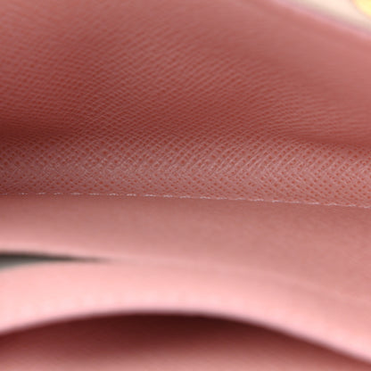 Louis Vuitton Damier Azur Rosalie Coin Purse Rose Ballerine 5 of 9
