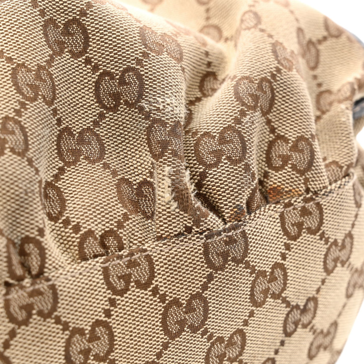 Monogram Large D Gold Hobo Dark Brown