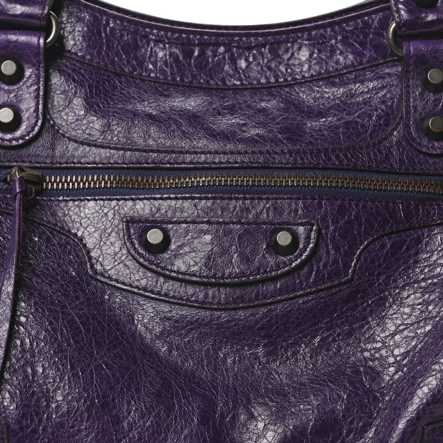 Agneau Classic Hardware Step Violet