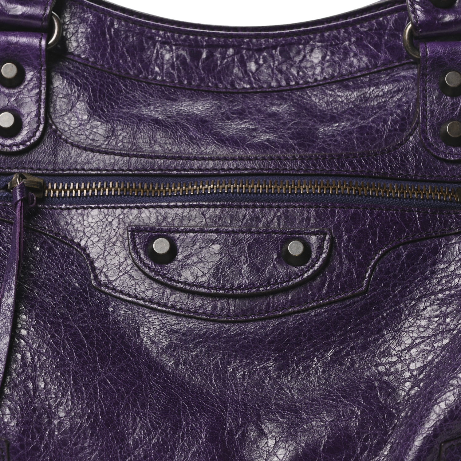 Balenciaga Agneau Classic Hardware Step Violet 8 of 10