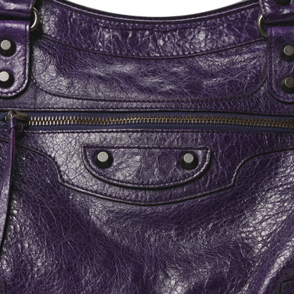 Balenciaga Agneau Classic Hardware Step Violet 8 of 10