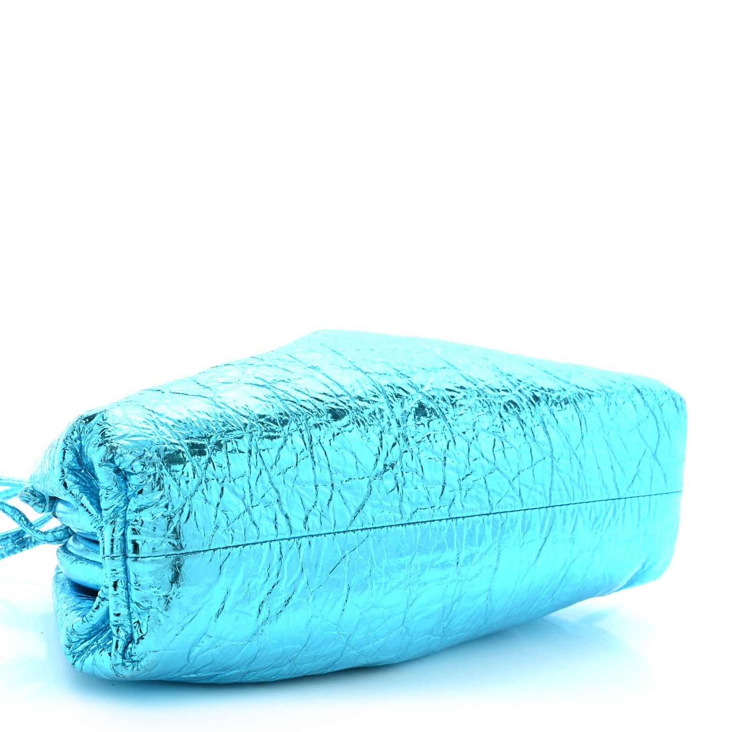Metallic The Mini Pouch Sky Blue