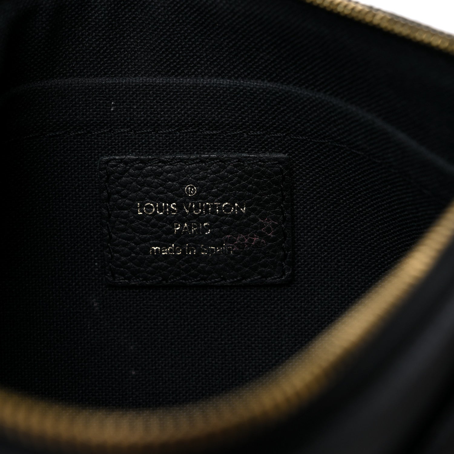 Louis Vuitton Monogram Pallas Clutch Black 6 of 12