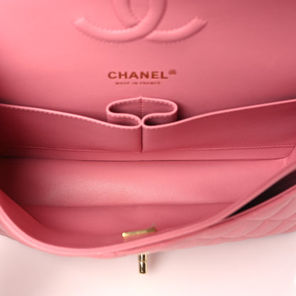 Chanel Caviar Quilted Medium Double Flap Pink 5 of 11