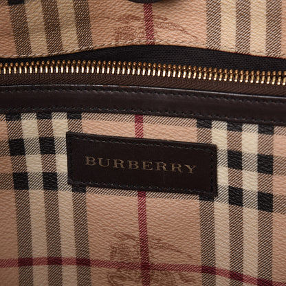 Burberry Haymarket Check Large Canterbury Tote Chocolate 8 of 13