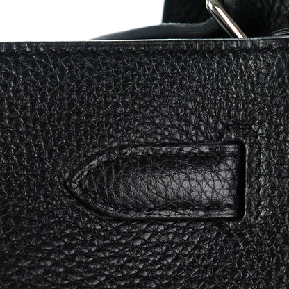 Hermes Taurillon Clemence So Kelly 22 Black 10 of 14