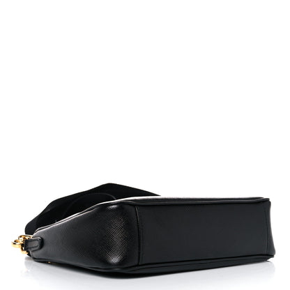 Prada Saffiano Lux Re-Edition 2005 Shoulder Bag Black 3 of 7