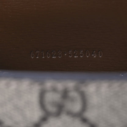 Gucci GG Supreme Monogram Azalea Calfskin Mini Retro Interlocking G Tote Bag Beige Ebony Brown Sugar 7 of 10