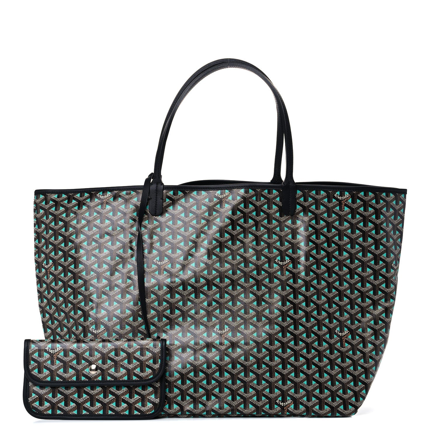 Goyard Goyardine Saint Louis Claire Voie GM Black Opaline 1 of 8