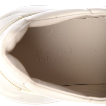 Gucci Calfskin Interlocking G Logo Mens Rhyton Sneakers 10.5 Ivory 7 of 13