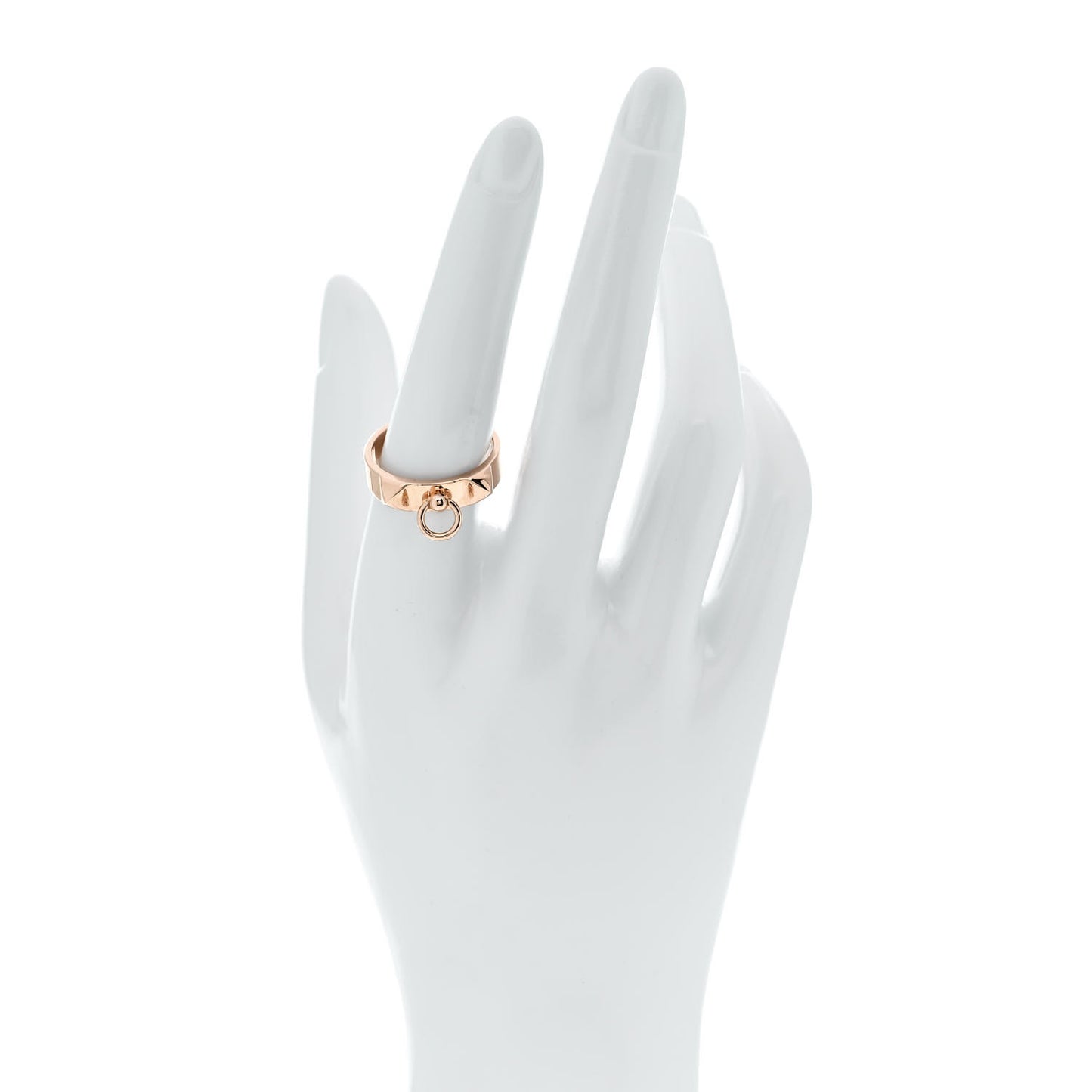 18K Rose Gold PM Collier De Chien Ring 57 8