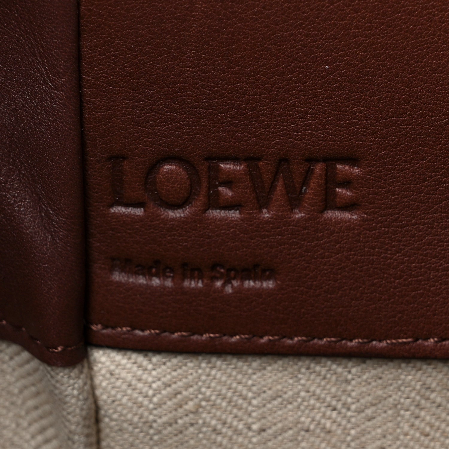 Loewe Calfskin Medium Hammock Shoulder Bag Brunette 6 of 11