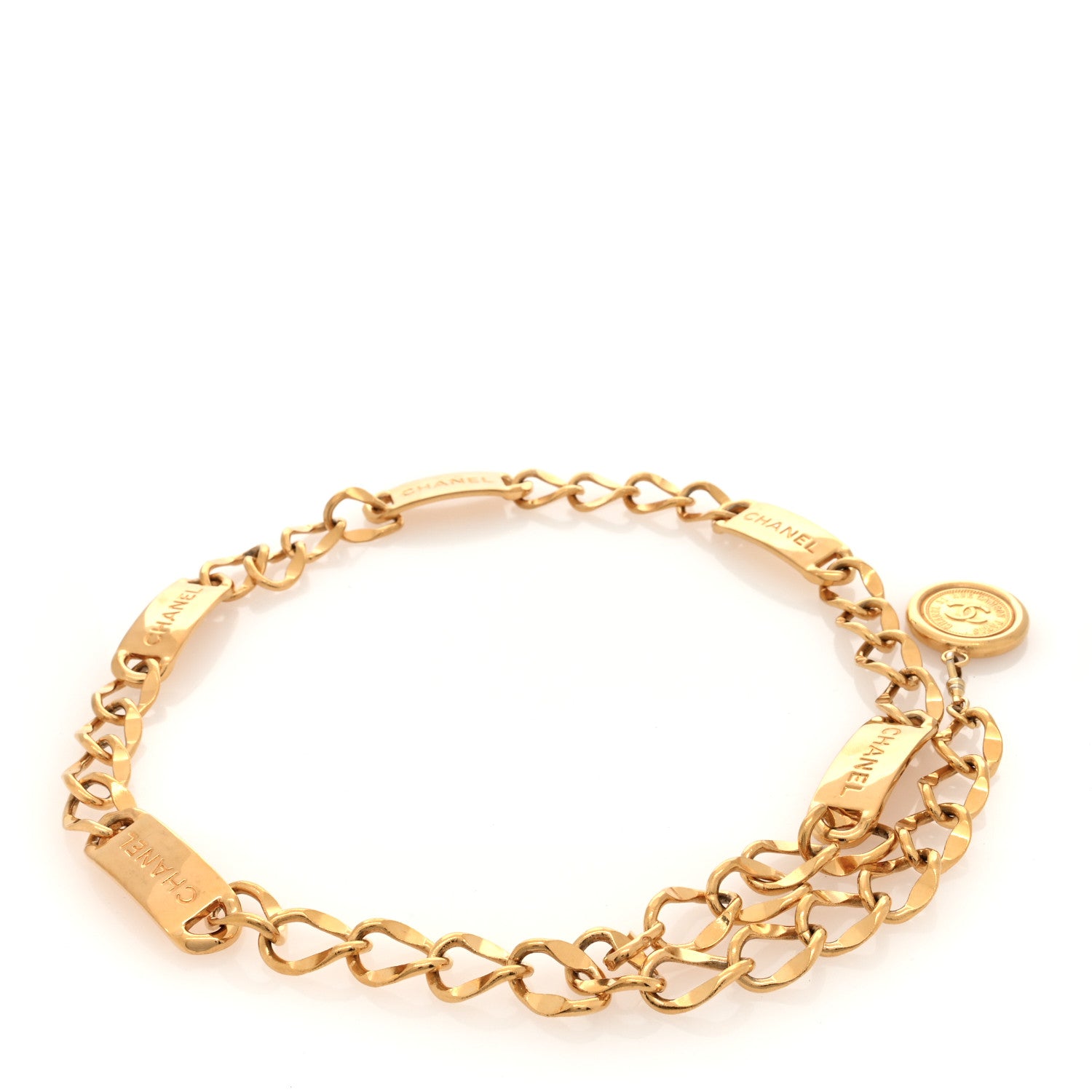 Chanel Chain CC Medallion Belt Gold 1 of 3
