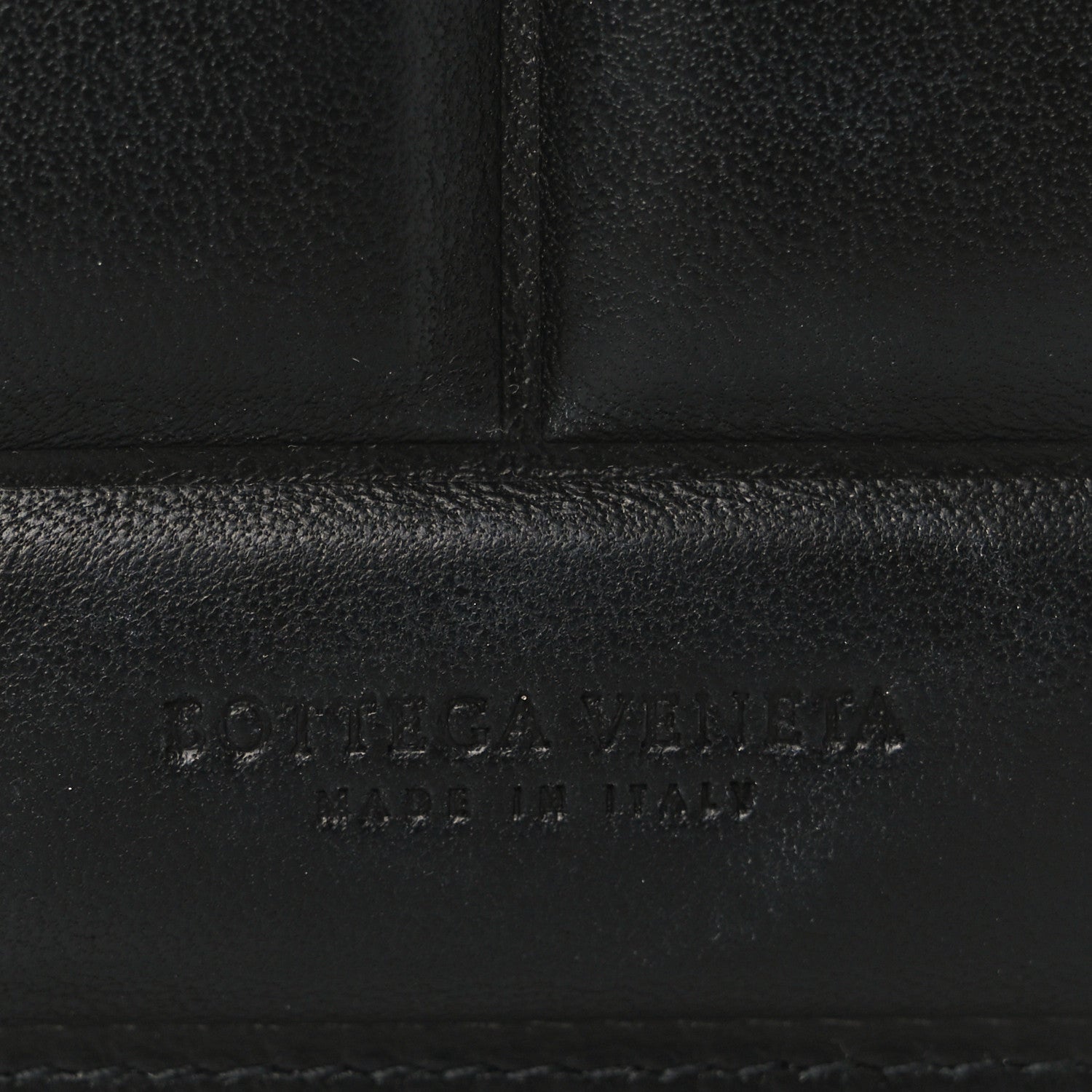 Bottega Veneta Calfskin Padded Paper Bi-Fold Wallet Black 6 of 8