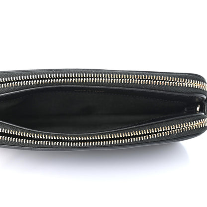 Chanel Caviar Quilted CC Filigree Clutch With Chain Black 7 of 13