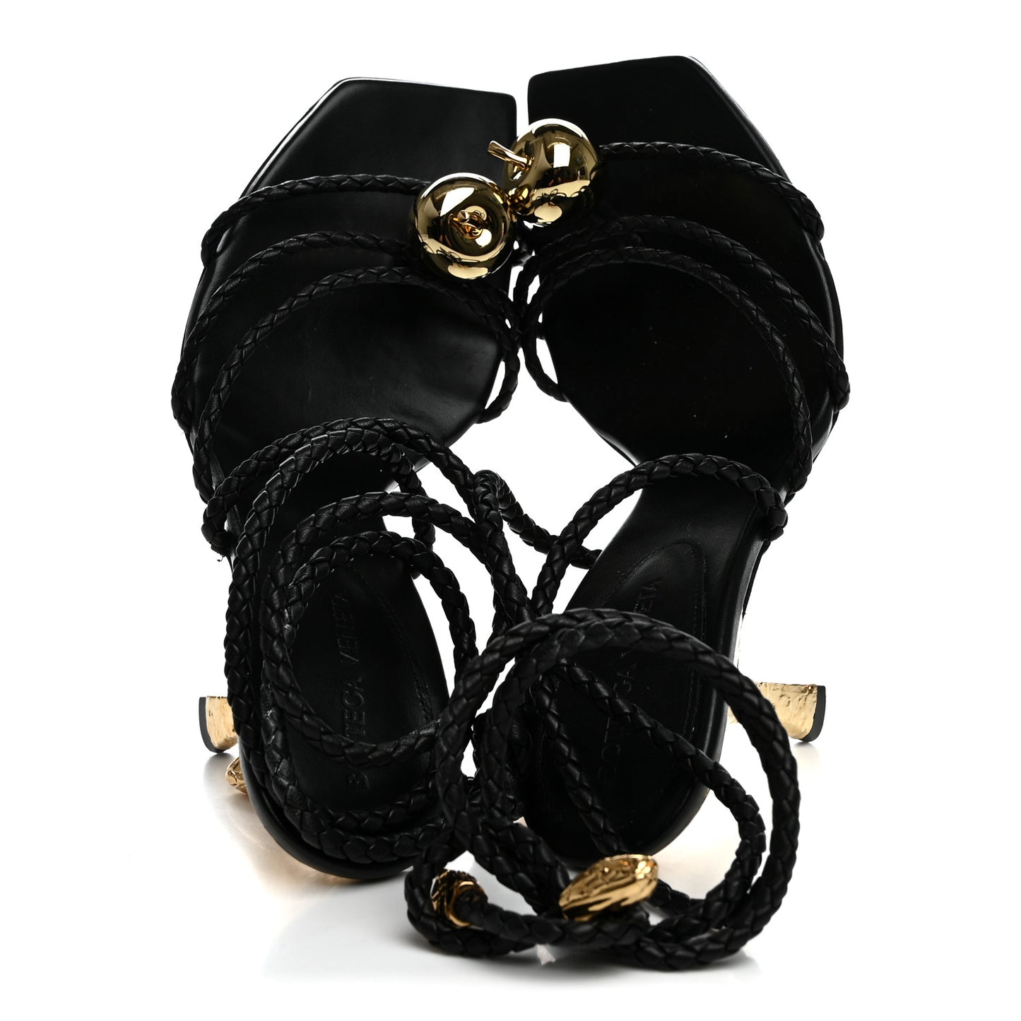 Nappa Adam Sandals 40 Black