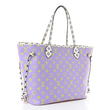 Louis Vuitton Monogram Giant Neverfull MM Pink Lilac 4 of 11