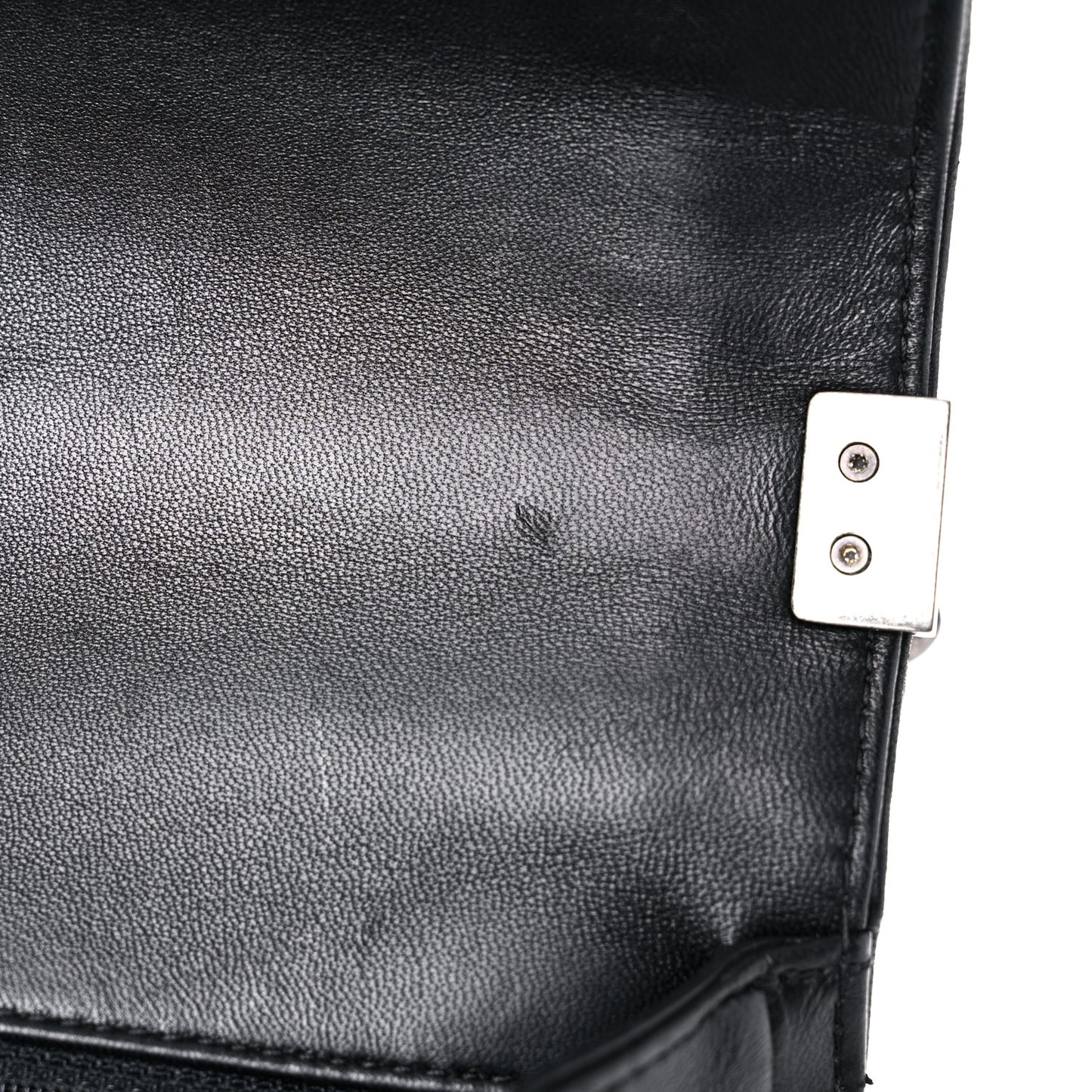 Lambskin Quilted New Medium Boy Flap Black