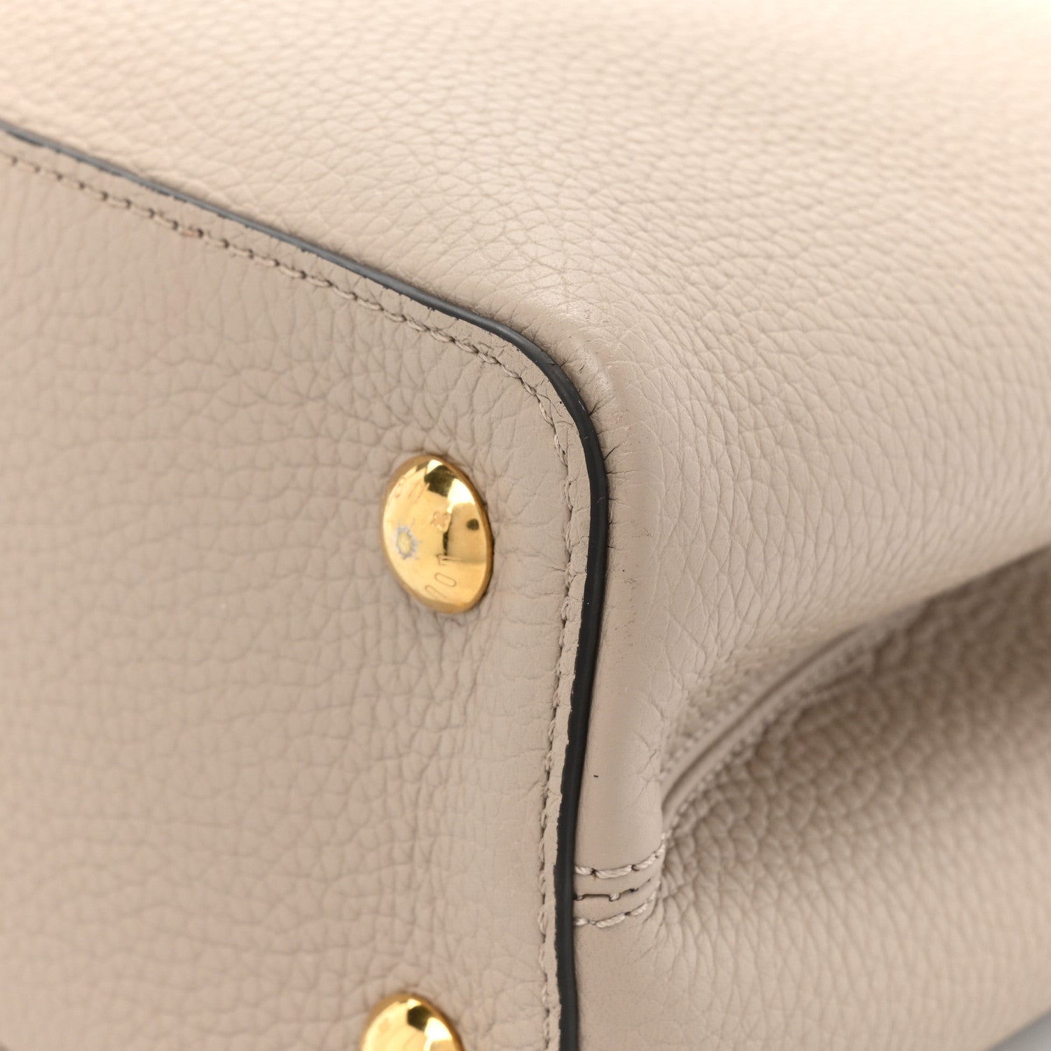 Louis Vuitton Taurillon Capucines PM Galet 16 of 17