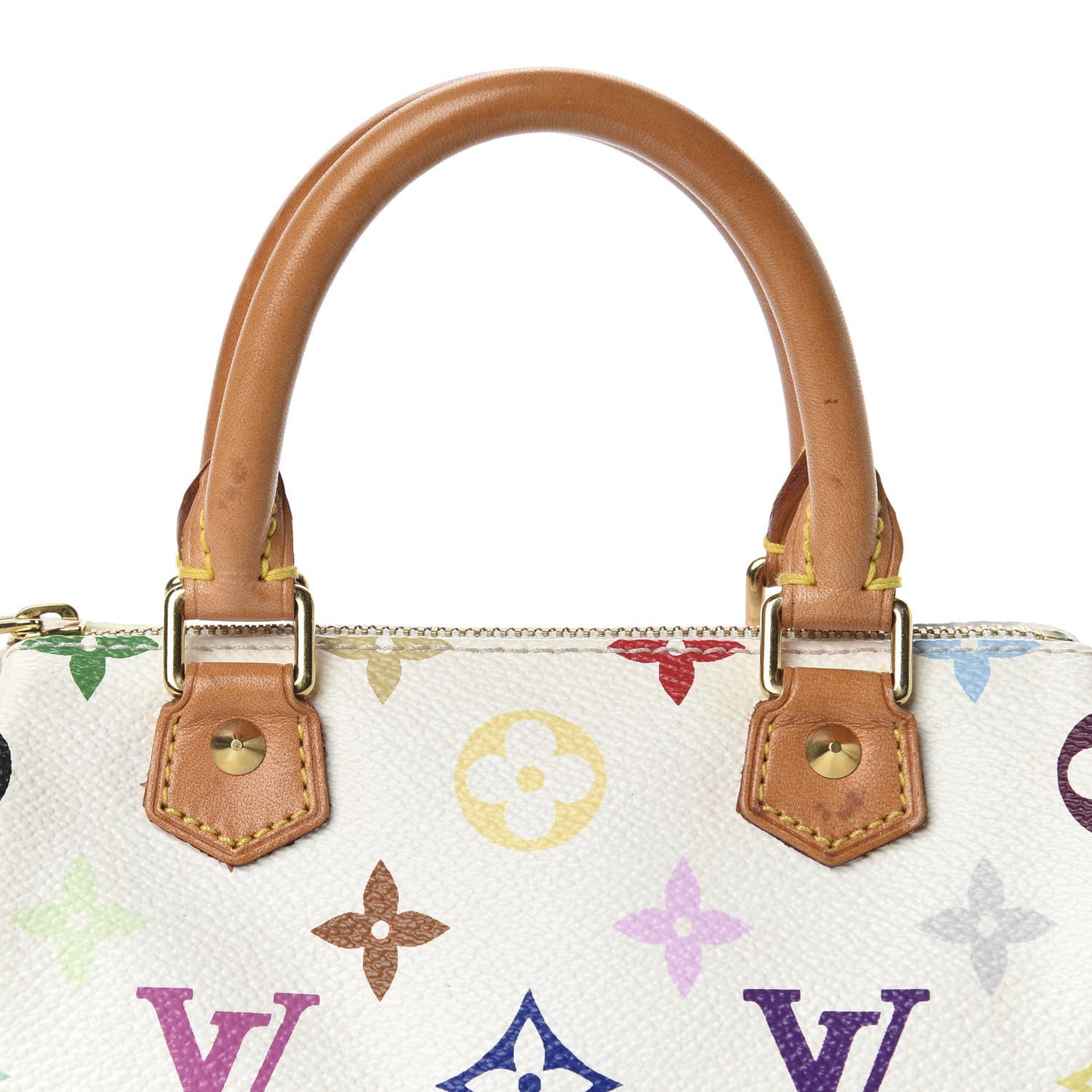 Monogram Multicolor Mini Sac HL Speedy White