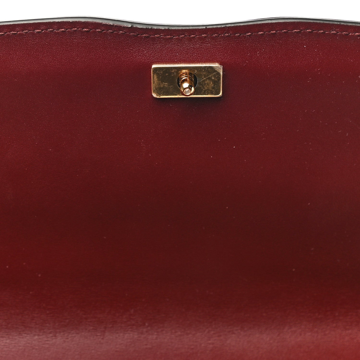 Gucci Smooth Calfskin Small Zumi Shoulder Bag Vintage Bordeaux 9 of 16