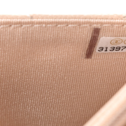 Chanel Caviar Quilted Coco Candy Wallet On Chain WOC Beige 8 of 13