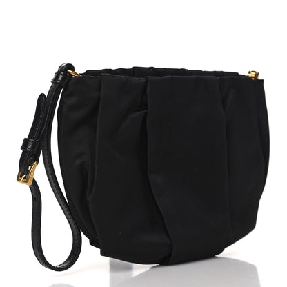 Prada Tessuto Nylon Wristlet Clutch Black 3 of 7