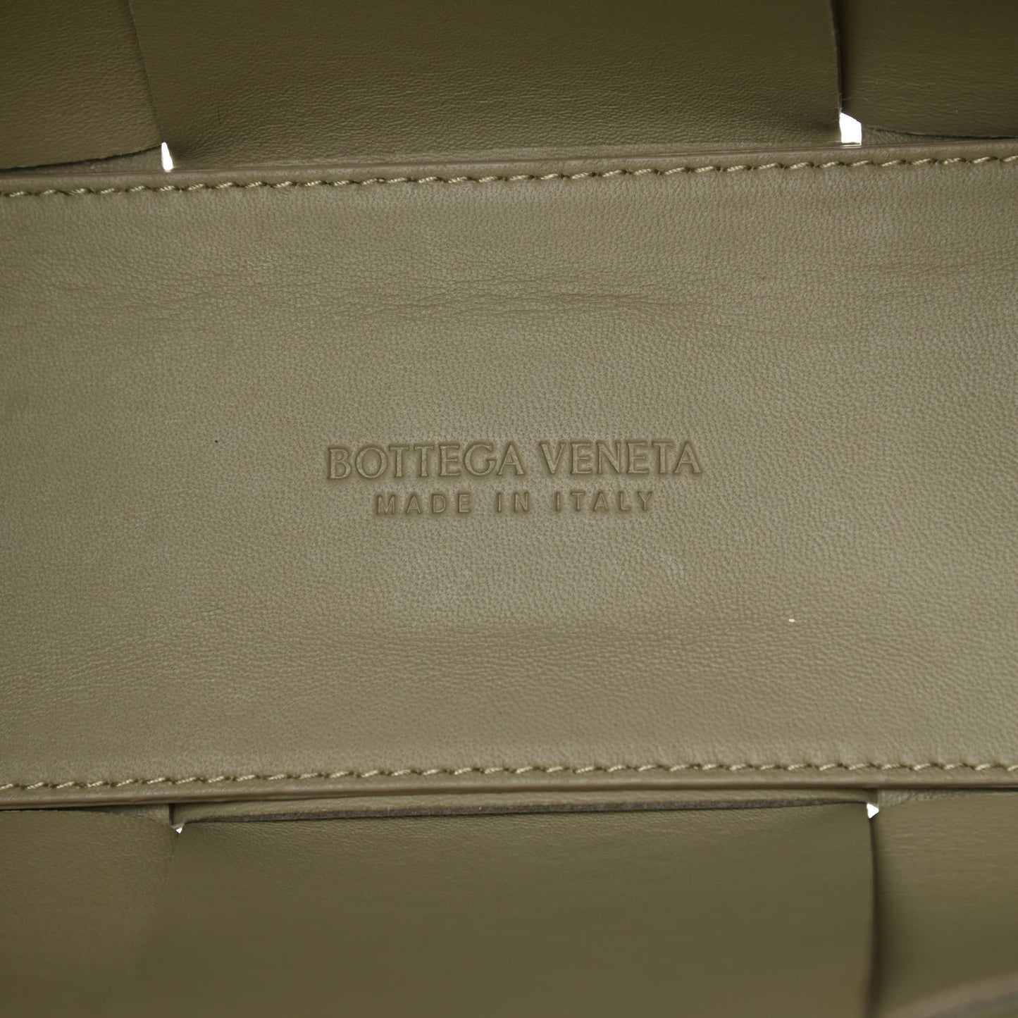 Nappa Maxi Intreccio Mini Arco Tote Taupe