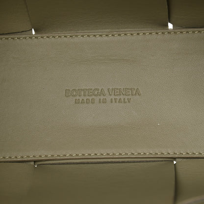 Bottega Veneta Nappa Maxi Intreccio Mini Arco Tote Taupe 7 of 11