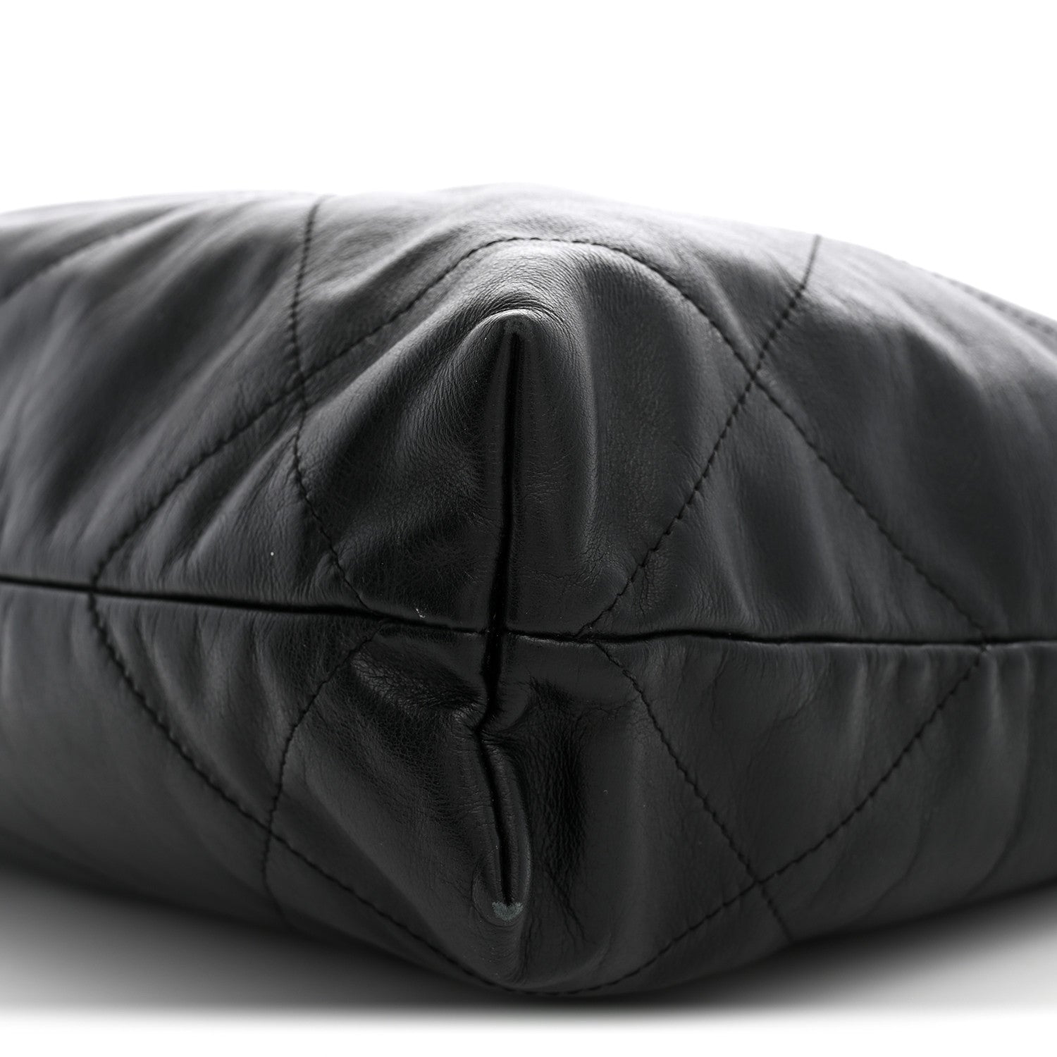 Chanel Shiny Calfskin Quilted Small Chanel 22 Black 10 of 11