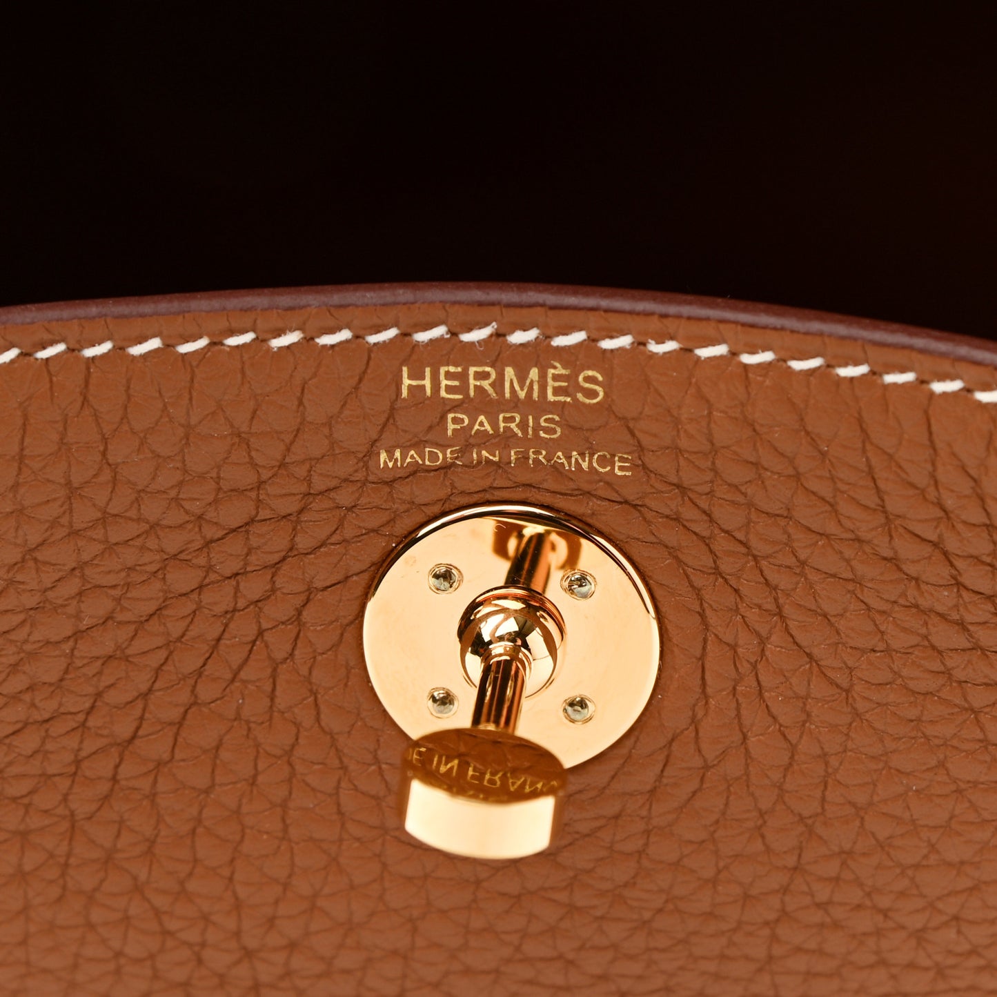 Taurillon Clemence Mini Lindy 20 Gold