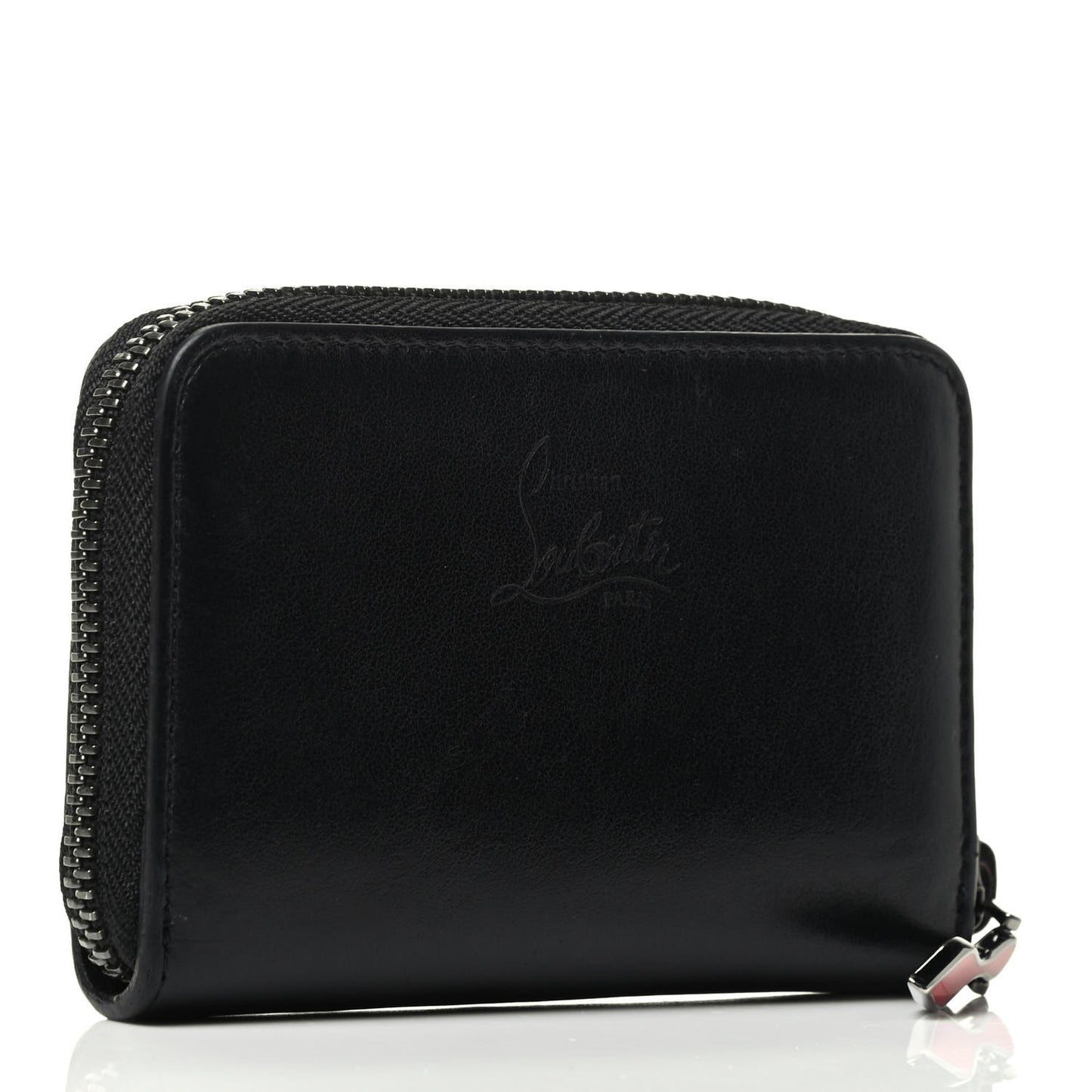 Calfskin Spiked Panettone Coin Purse Black