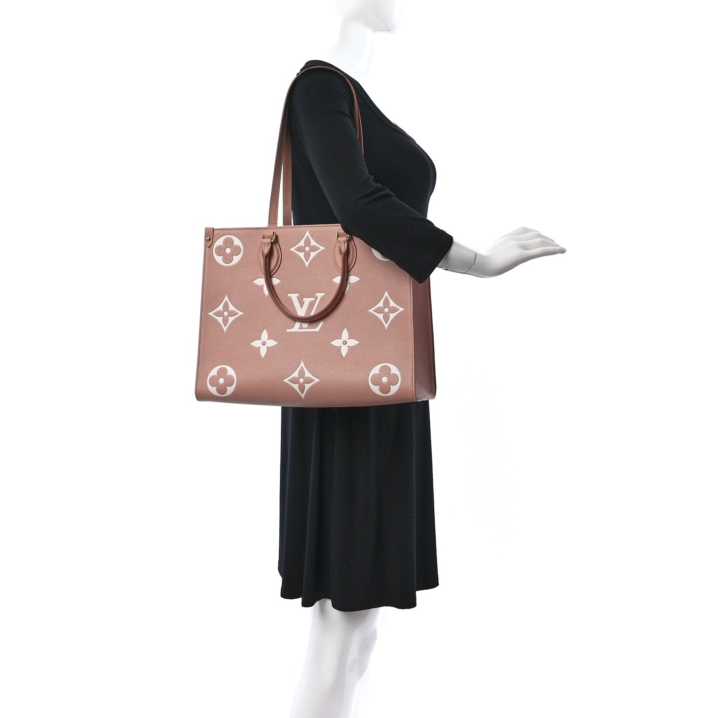 Empreinte Monogram Giant Onthego MM Rose Trianon Creme
