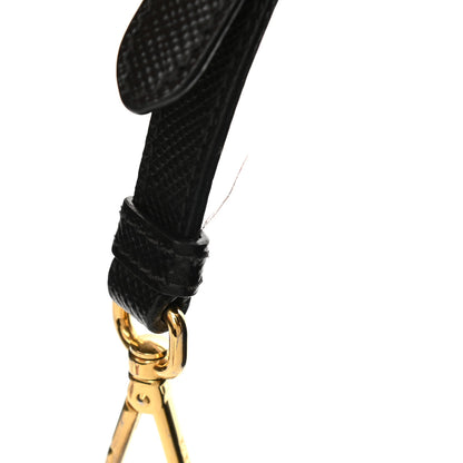 Prada Saffiano Cuir Medium Double Bag Black Fuoco 18 of 24