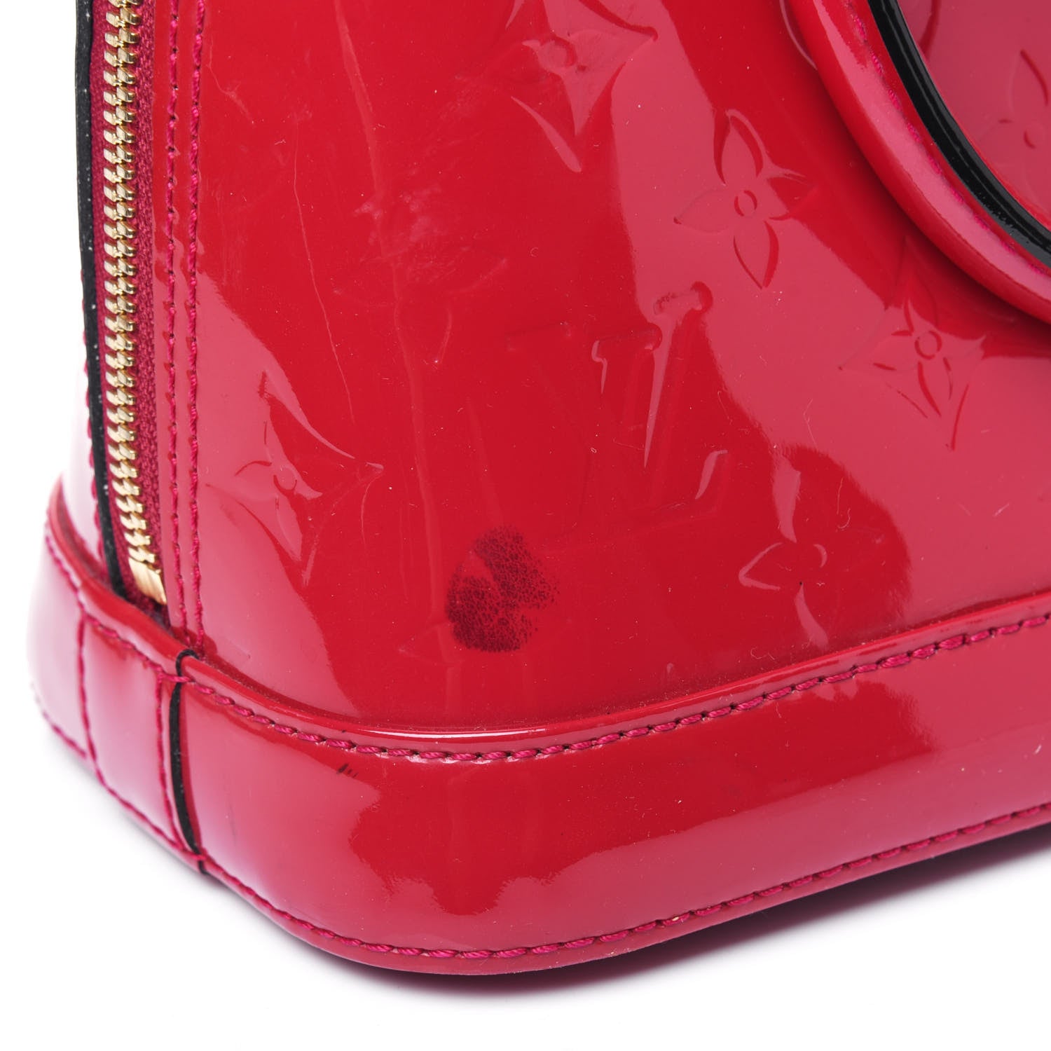 Louis Vuitton Vernis Alma BB Rose Indien 14 of 18