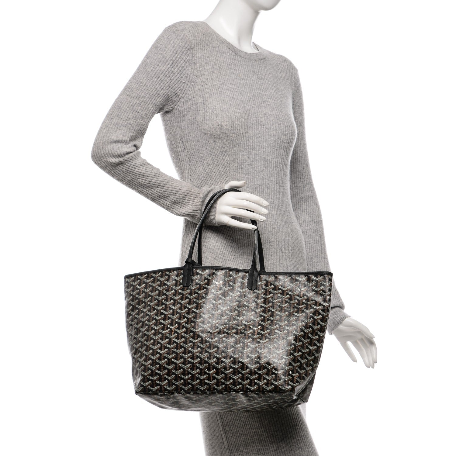 Goyard Goyardine Saint Louis PM Black 2 of 8