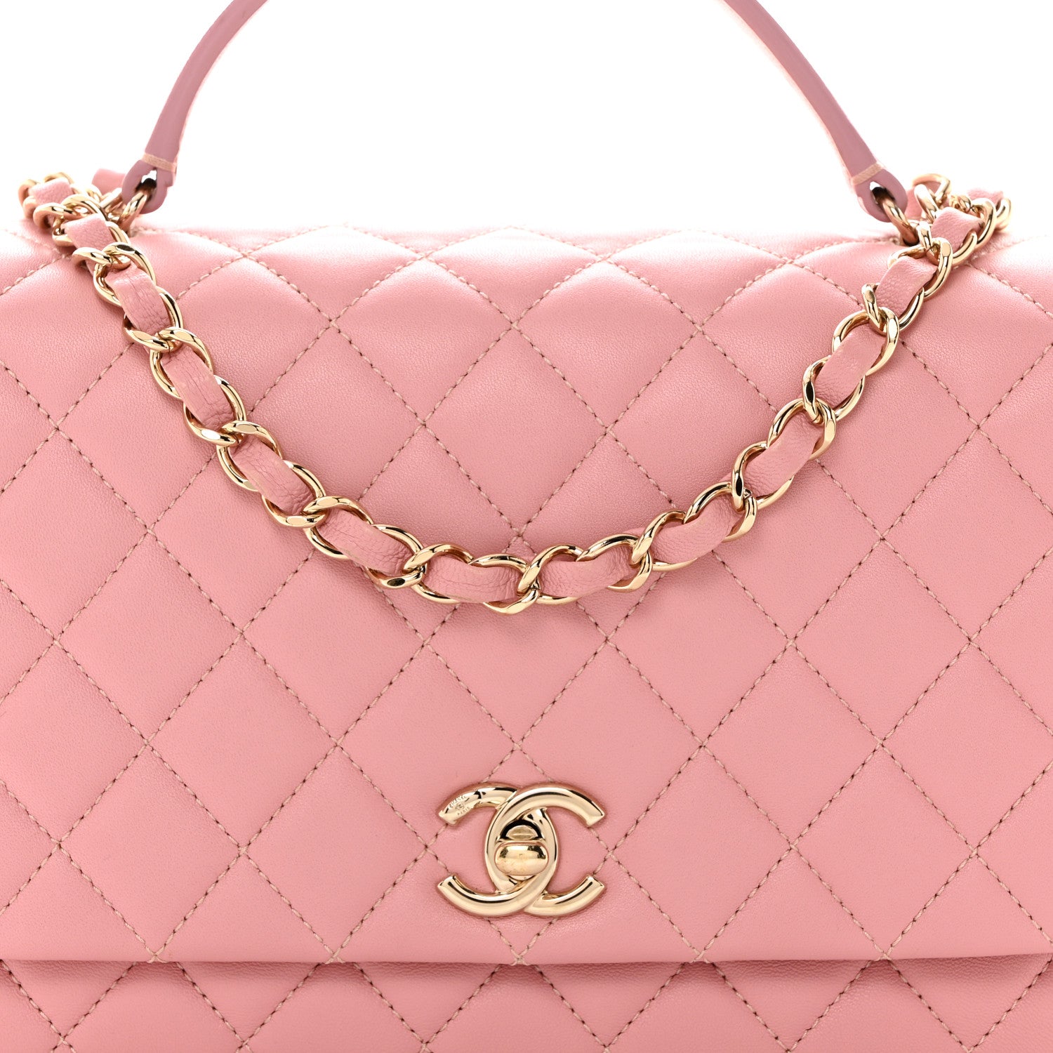 Chanel Lambskin Quilted Small Citizen Chic Flap Pink 8 of 10
