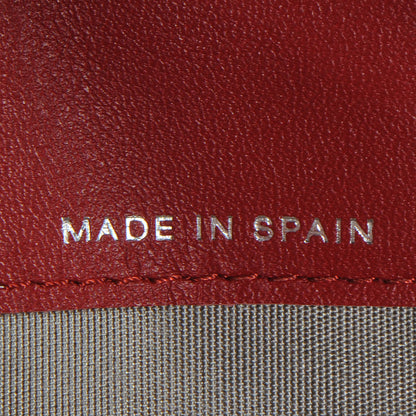 Chanel Patent Quilted Yen Wallet Red 6 of 8