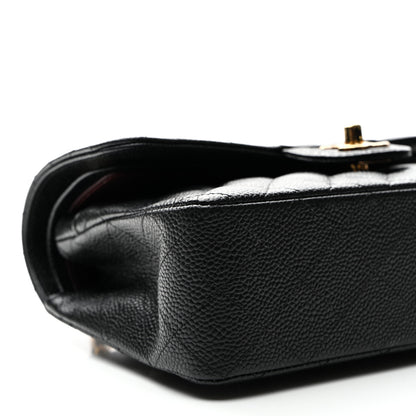 Chanel Caviar Quilted Small Double Flap Black 9 of 10