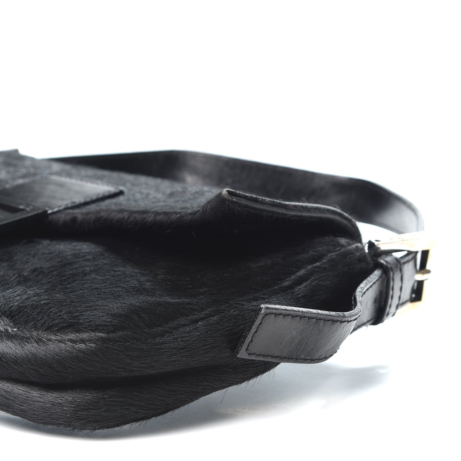 Fendi Calf Hair Baguette Black 6 of 10